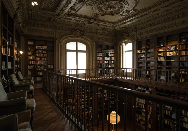 Ornate, quiet reading room in El Ateneo, Argentina