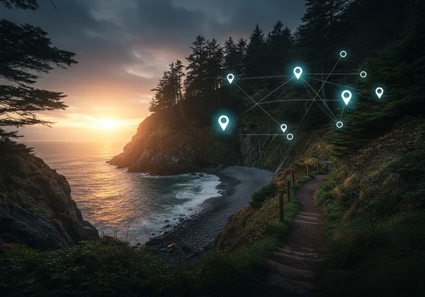 A captivating unlabeled travel photo sparking curiosity