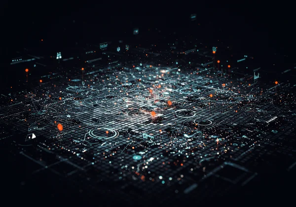 AI performing pixel analysis to understand image content.