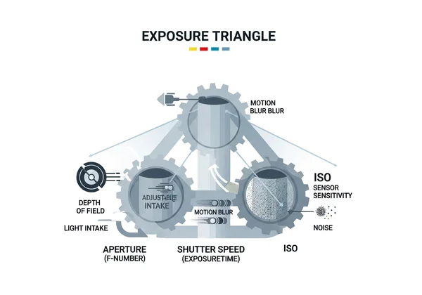 Photography exposure triangle settings explained