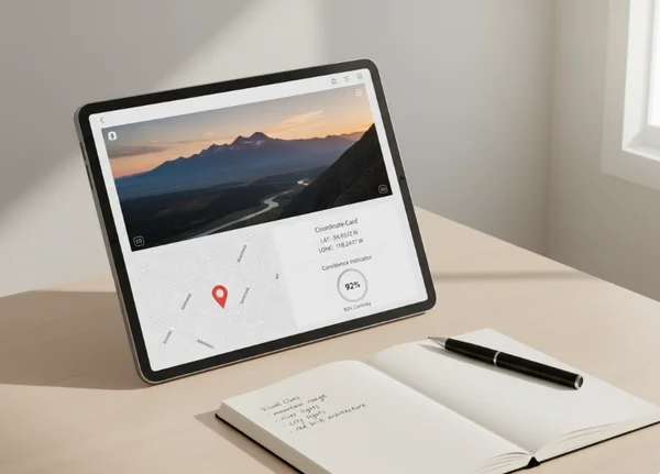 Comparing confidence with map context